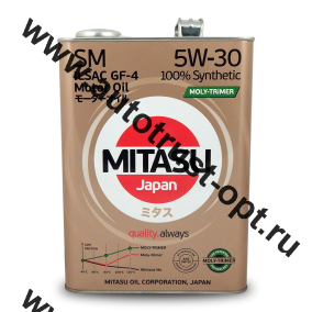 Mitasu MOLY-TRIMER 5W30 SM (синт)  5л. MJ-M11/5