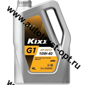 GS KIXX G 10W40 PLUS SN (п/синт) 4л железо