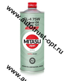 Mitasu ULTRA LV GEAR OIL GL-4 75W трансмиссионное масло (синт) 1л. MJ-420/1