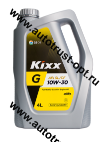 GS KIXX G 10W30 SJ (п/синт)  4л ПЛАСТИК