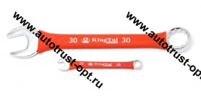 KINGTUL Ключ комбинированный 10мм с обрезиненной оплеткой KT-30010k