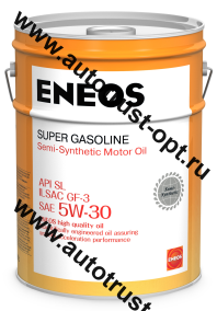 ENEOS Gasoline Super  5W30 SL (п/синт)  20л