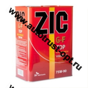 Zic G-F TOP 75W90 GL-4/GL-5 трансмиссионное масло, (синт) 4л