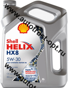 Shell Helix HX8 Syn 5W30 SM/CF (синт)  АКЦИЯ 4 + 1л