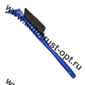 Clingo Щетка-скребок для уборки снега и льда 54 см, с пластик. ручкой, синий (SIBO-076)