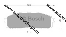 BOSCH Тормозные колодки BP2080 PF-1142C (A-353) 04466-14010