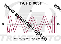 Пружина ТrustАuto TAHD003F (HONDA CR-V RD5/RD7 (01-06)