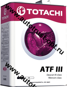 Totachi ATF III трансмиссионное масло (синт) 4л 