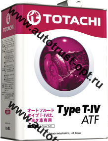 Totachi ATF Type T-IV трансмиссионное масло (синт) 4л Toyota 