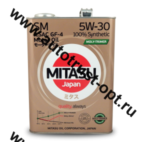 Mitasu MOLY-TRIMER 5W30 SM (синт)  4л. MJ-M11/4