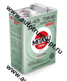 Mitasu FE GEAR OIL GL-4/5 75W80 трансмиссионное масло (синт) 4л. MJ-441/4