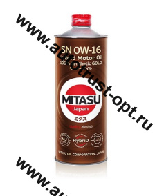 Mitasu GOLD Hybrid 0W16 SN (синт) 1л. MJ-106/1