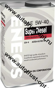 ENEOS Diesel Super Synthetic 5W40 CH-4 (синт)  1л