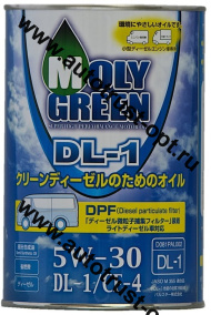 Moly Green DL-1 5W30 DPF CF-4 (п/синт)  1л 