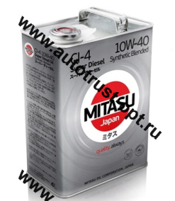Mitasu SUPER DIESEL 10W40 CI-4 (п/синт)  4л. MJ-222/4