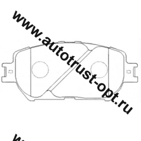 TrustAuto Тормозные колодки TABP 2099 (AN671K) PF-1479