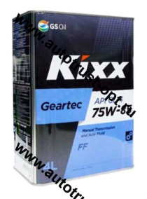 GS KIXX Geartec GL-4 75W85 трансмиссионное масло (п/синт)  4л