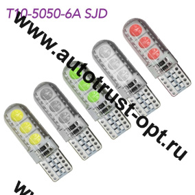 Светодиод T10-5050-6A SJD 12V White