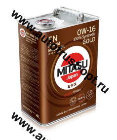 Mitasu GOLD Hybrid 0W16 SN (синт) 4л. MJ-106/4