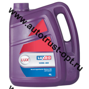 Luxe LUX 10W40 SJ/CF (п/синт)  4л