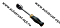Rock Force Трещотка реверсивная усил, изогнутая  с резиновой ручкой  1/4" 72зуб,   (RF-802222)