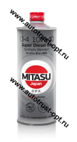 Mitasu SUPER DIESEL 10W40 CI-4 (п/синт)  1л. MJ-222/1