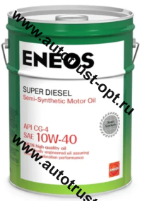 ENEOS Diesel Super 10W40 CG-4 (п/синт)  20л