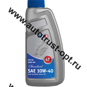 Luxe Standard 4T 10W40 SG JASO-MA масло для 4-х такт.двиг (п/синт) 1л