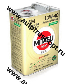 Mitasu MOLY-TRIMER 10W40 SM (GAS) (п/синт) 4л. MJ-M22/4