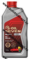 S-OIL  RED #7 SN/CF 5W-30 Synthetic Technology  1л