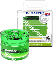 Ароматизатор гелевый "Dr. MARCUS" - SENSO DELUX аромат - Green apple 40 мл (банка)