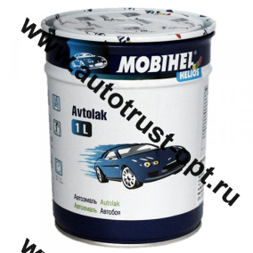 Краска Mobihel 498 Лазурно-синяя (металлик) 1л
