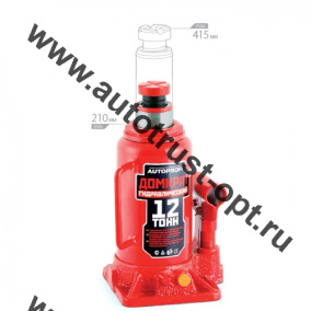 Домкрат AUTOPROFI гидравлический бутылочный 12т