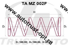 Пружина ТrustАuto TAMZ002F (L029-34-011) 