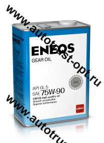 ENEOS Gear Oil GL-5 75W90 трансмиссионное масло  4л