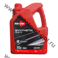 AIM-ONE Fully Synthetic Engine Oil 0W30 4л (синт) SP/GF-6