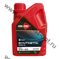 AIM-ONE Fully Synthetic Engine Oil 5W40 1л (синт) SP/GF-5