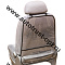 SKYWAY Защита спинки сиденья-органайзер ПВХ с карманом  60х50 см прозрачная пленка 200 мкм S06101014